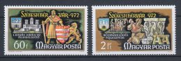 Hungary 1972. Alba Regia 60f + 2 Ff Special Stamps: Designer Name On The Left Side ! MNH Michel: 2783+2786 AI / 5 EUR - Variedades Y Curiosidades