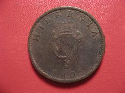Ireland - 1/2 Penny 1805 - Belle Patine 8204 - Irlande