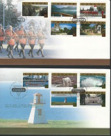 CANADA 2003 2 FIRST DAY COVERS SCOTT 10 STAMPS 1989-1990 VALUE US $19.55 - 2001-2010