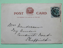 United Kingdom 1901 Postcard "Liverpool" From Bootle To Sheffield - Queen (Scott #125 = 2.25 $ Used) - Covers & Documents