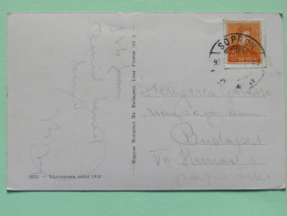 Hungary 1932 Postcard "Sopron Elisabethpark Gardens" To Budapest - Aramy - Storia Postale