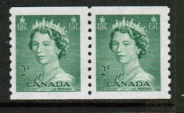 CANADA   Scott # 331** VF MINT NH COIL PAIR - Francobolli In Bobina