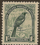 NZ 1935 1/- Tui SG 567 HM #WQ253 - Neufs