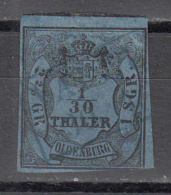 OLDENBURG    SCOTT NO   1     USED     YEAR  1852 - Oldenbourg