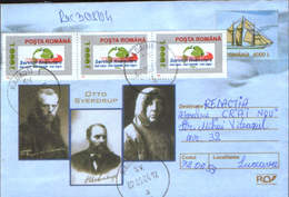 Romania - Stationery Cover 2004 Used - Odyssey Ship Fram, The Expedition To The South Pole , Led By R.Amundsen - Antarctic Expeditions