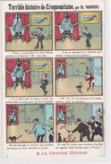 Illustration Facon Bande Dessinée Avec Tintin Debut 1900 Terrible Histoire Croquemitaine Police Voleur Norwins - Norwins