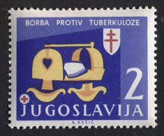 YUGOSLAVIA - JUGOSLAVIA  - TBC  TAX - RED CROSS - CRIB  -  MISING  YEAR - **MNH -1957 - Impuestos