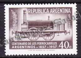 Argentina 1957 Yvert 577, Argentina Railroad Centenary - MNH - Ongebruikt