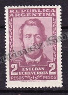 Argentina 1957 Yvert 578, Definitive, Esteban Echevarria - MNH - Unused Stamps