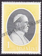 Argentina 1959 Yvert 597, S.S. Pio XII/ Pope Pius XII - MNH - Nuevos