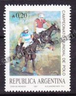 Argentina 1987 Yvert 1566, Polo World Championships - MNH - Neufs