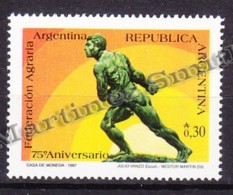 Argentina 1987 Yvert 1597, 75th Anniversary Of The Argentine Agricultural Federation - MNH - Unused Stamps