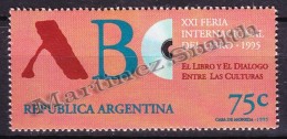 Argentina 1995 Yvert 1872, XXI International Fair Of The Book - MNH - Unused Stamps