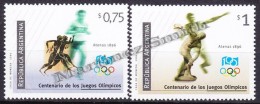 Argentina 1996 Yvert 1922- 23 - Olympic Games Centenary - MNH - Neufs