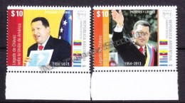 Argentina 2014 Yvert 3034- 35, America UPAEP, Hugo Rafael Chavez - MNH - Neufs