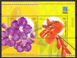 Argentina 2000 Yvert BF 72, Bangkok 2003, Thailand Philatelic Exhibition, Flowers  - MNH - Neufs