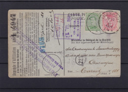 N° 137 Et 138 / Carte D' Affiliation à La Caisse De Retraite - 1915-1920 Albert I