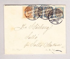 Dänemark KÖBENHAVN 10.10.1902 Brief Nach Vallo - Storia Postale