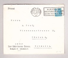 Dänemark KÖBENHAVN 20.5.1933 Brief Nach Zürich - Briefe U. Dokumente