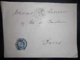 Hongrie Lettre De Debreczen 1891 Pour Paris - Covers & Documents