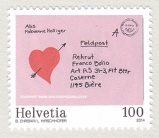 Switzerland 2014 (B11) Feldpost MNH "" - Nuovi