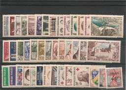 France 1959 Année Complète  N°Y/T:1189/1229** Côte: 80,00 € - 1950-1959