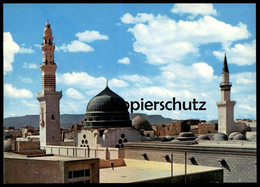 ÄLTERE POSTKARTE THE GREEN DOME MEDINA Saudi Arabia Medina Cpa Ansichtskarte Postcard AK - Saudi Arabia