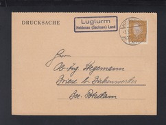 Dt. Reich PK1932 Landstempel Lugturm Heidenau - Covers & Documents
