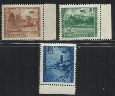 TRIESTE B 1952 POSTA AEREA UPU YUGOSLAVIA SOPRASTAMPATI SERIE COMPLETA AIR MAIL JUGOSLAVIA OVERPRINTED MNH - Correo Aéreo