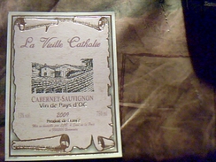 Etiquette De Vin  Neuve    Vin De Pays D Oc  Cabernet Sauvignon La Vieille Cathalie 2009 - Vin De Pays D'Oc
