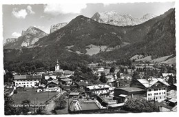 EARLY REAL PHOTOGRAPH POSTCARD,RIDING MOUNTAINS, LOFER, AUSTRIA, HOUSES, BUILDINGS, SCENIC - Lofer