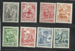 TRIESTE B 1953 ECONOMIA E INDUSTRIA SOPRASTAMPATI DI JUGOSLAVIA YUGOSLAVIA OVERPRINTED SERIE COMPLETA COMPLETE SET MNH - Neufs