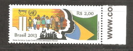 BRAZIL 2013 FIGHT AGAINST DISCRIMINATION  MNH - Unused Stamps