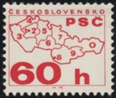 Czechoslovakia / Stamps (1976) 2217: ZIP Code - 60 H; Painter: Frantisek Hudecek - Codice Postale