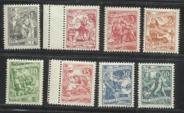 TRIESTE B 1953 ECONOMIA E INDUSTRIA SOPRASTAMPATI DI JUGOSLAVIA YUGOSLAVIA OVERPRINTED SERIE COMPLETA COMPLETE SET MNH - Ongebruikt