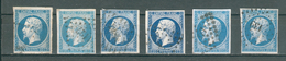 FRANCE ; 1853-60 ; Napoléon III ; Y&T N° 14 A (I) ; Nuances ; Oblitéré - 1853-1860 Napoléon III
