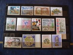 LOT  COLLECTION  TIMBRES  DE  MONACO  NEUFS  LUXE**  COTE  31,00  EUROS - Lots & Serien