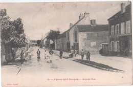 VILLIERS SAINT GEORGES - ( Seine Et Marne ) -  GRANDE RUE - Pub Chocolat MENIER - Villiers Saint Georges