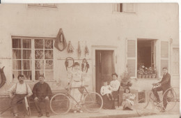 60  Songeons Carte Photo Famille  Bournizien Commerce - Songeons