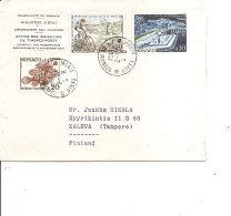 Monaco ( Lettre De 1964 De Monte-carlo Vers La Finlande à Voir) - Storia Postale