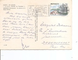 Monaco ( Carte Postale De 1966 De Monte-Carlo Vers Les Pays-Bas à Voir) - Storia Postale