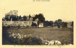 Tarn -  Vaour - Le Cimetière Et Les Ruines De L'abbaye Des Templiers - Vaour