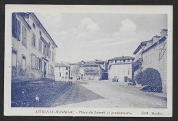 CASTELNAU MAGNOAC - Place Du Foirail Et Gendarmerie - Castelnau Magnoac