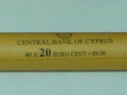 CYPRUS 2011 20 CENT EURO COINS IN ROLL - Rollos