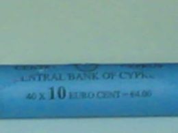 CYPRUS 2011 10 CENT EURO COINS IN ROLL - Rotolini