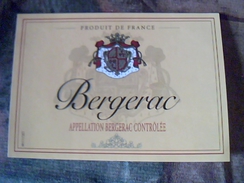 Etiiquette De Vin Neuve  Bergerac Aoc - Bergerac