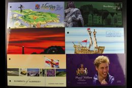 GUERNSEY 1997-2205 Presentation Packs All Different Collection, Includes 2003 Prince William, 2004 Europa, 2004... - Other & Unclassified