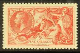 1934 5s Bright Rose Red, Re-engraved Seahorse, SG 451, Very Fine And Fresh Mint. For More Images, Please Visit... - Zonder Classificatie