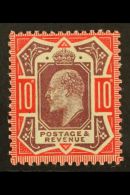 1911 10d Dull Purple And Scarlet Somerset House, SG 309 / Spec M44(2), Lightly Hinged Mint. For More Images,... - Zonder Classificatie