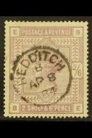 1883-84 2s6d Lilac On Blued Paper, SG 175, Used With Lovely Upright Cds Cancellation, A Pressed Crease Not Easily... - Andere & Zonder Classificatie